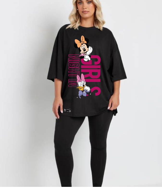 T-shirt Oversize "Girls Night In" - Ilena
