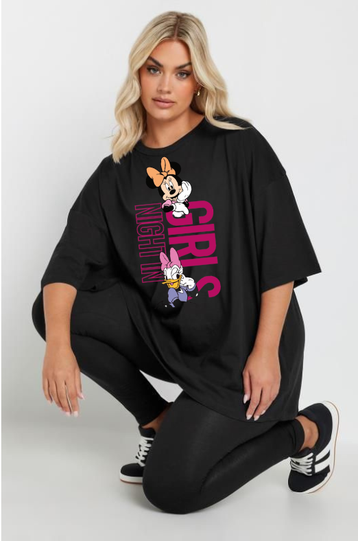 T-shirt Oversize "Girls Night In" - Ilena