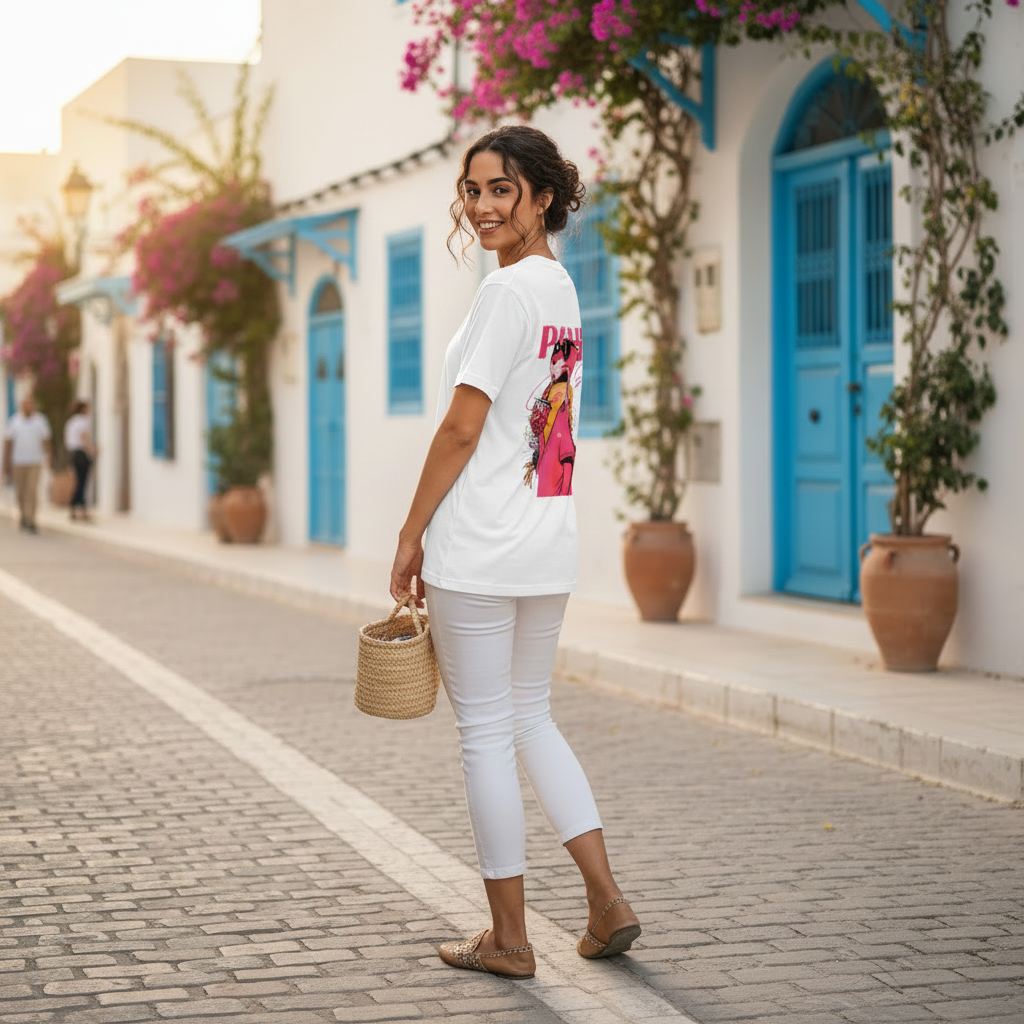 T-shirt Oversize Pink Panther