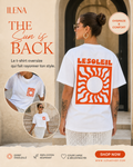 ILENA – T-shirt Oversize "Le Soleil"