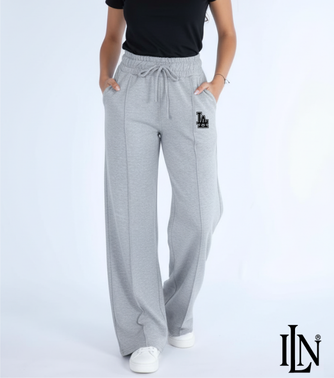 Pantalon  Large  Chiné