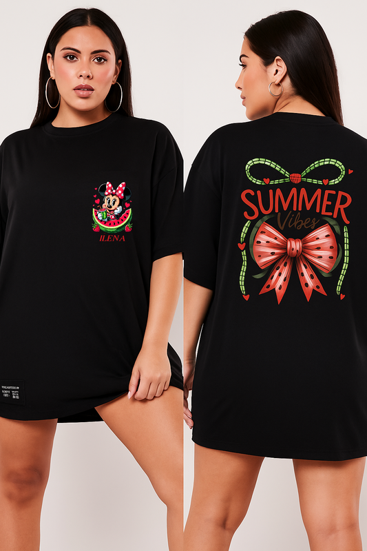 T-shirt Oversize ILÉNA – Summer  Vibes
