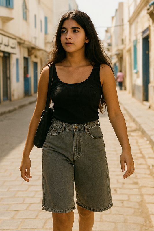 Bermuda en Jean Femme