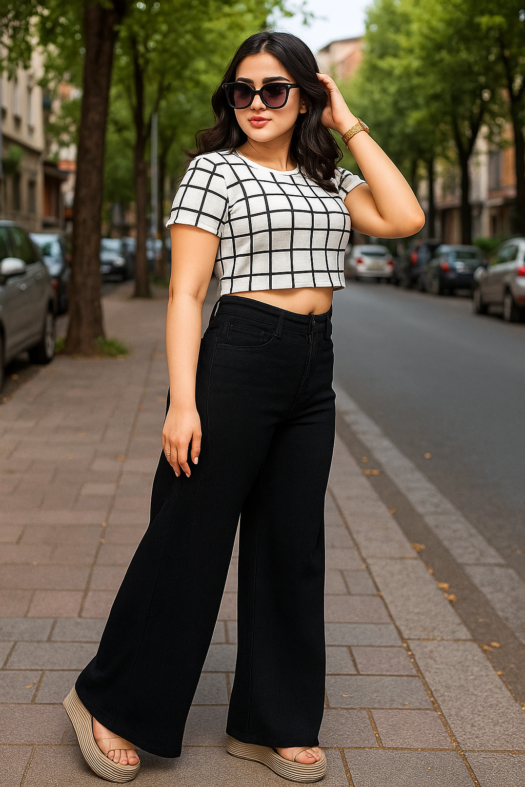 Pantalon Oversize Noir – Collection Ilena