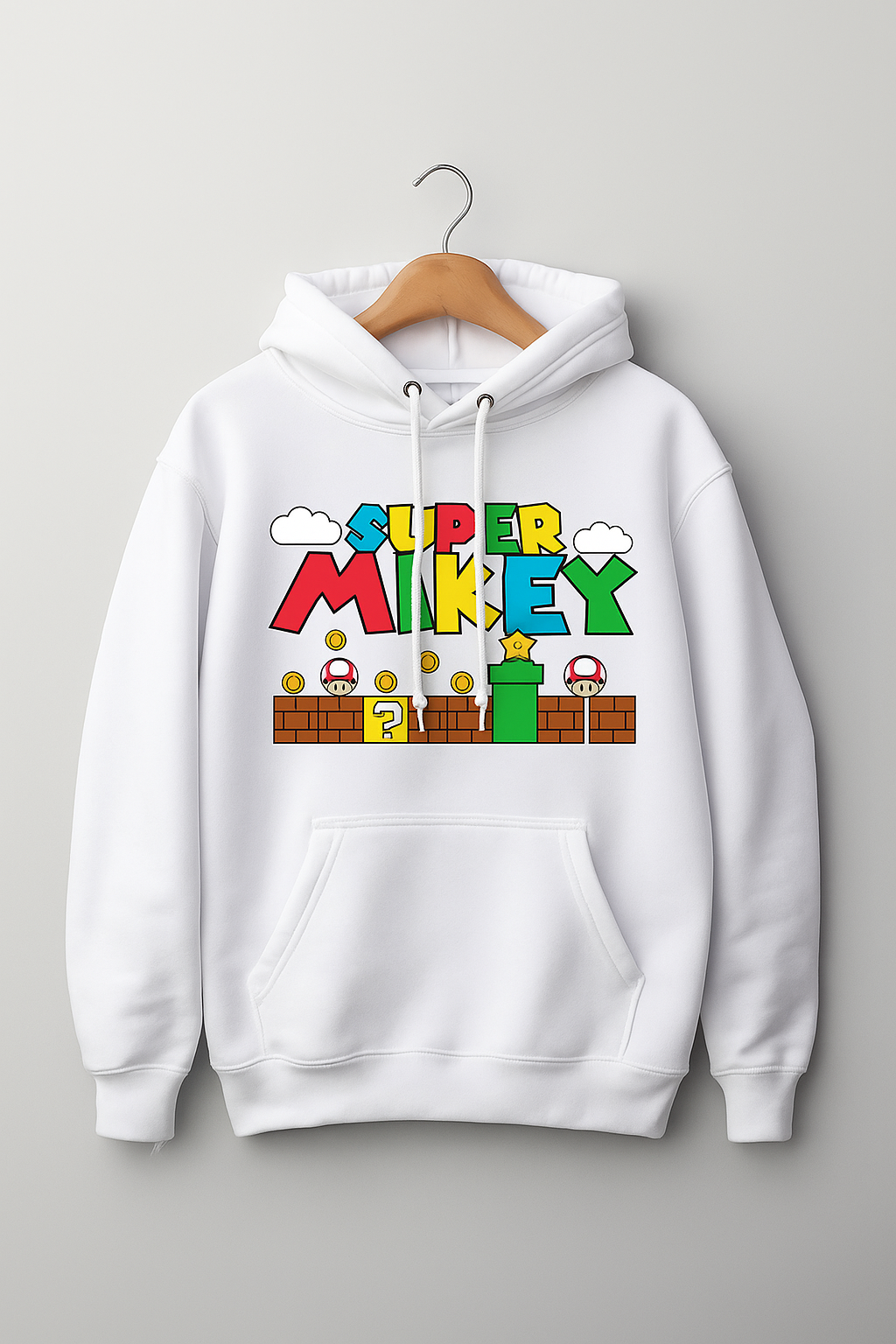 Sweat à Capuche Enfant ILENA "Super Mikey