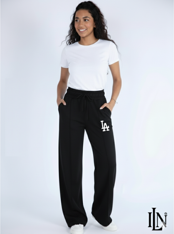 Pantalon  Large  Chiné