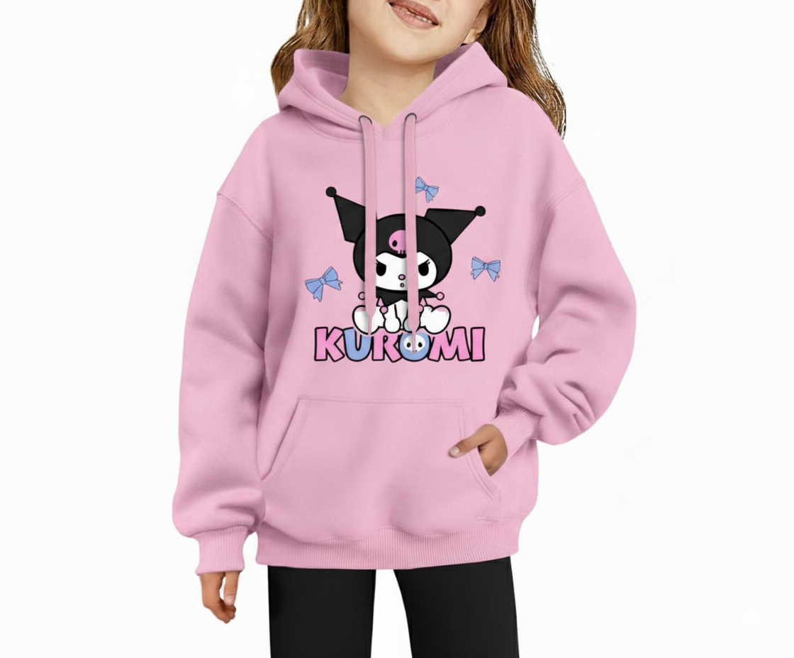 Sweat à Capuche Enfant "Kuromi" - Ilena