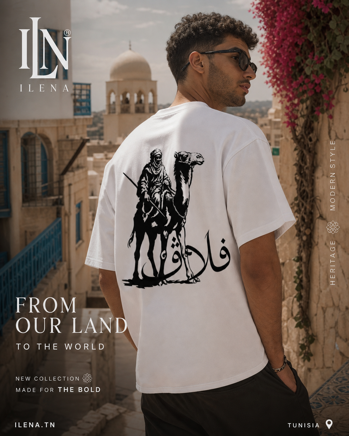 T-shirt Oversize ILENA "Fier de Nos Racines"