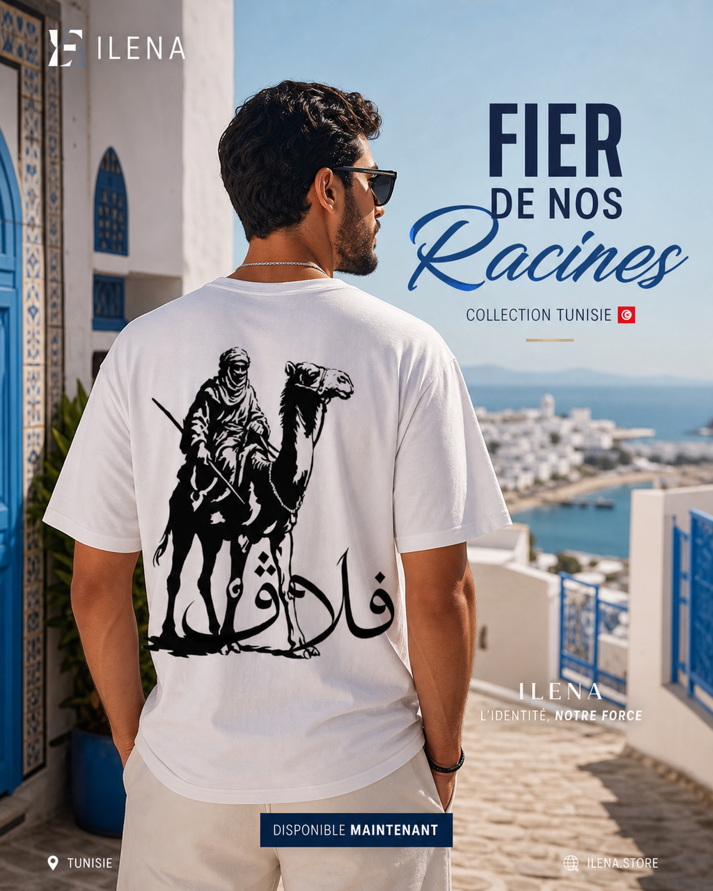 T-shirt Oversize ILENA "Fier de Nos Racines"