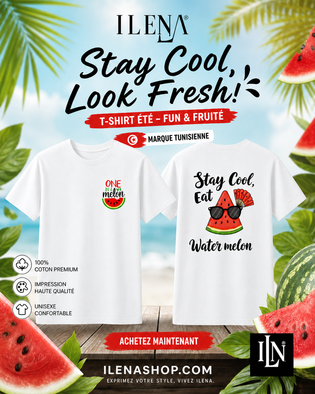 ILENA – Stay Cool Watermelon