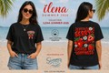 ILENA – T-shirt Oversize "Berry Happiness"