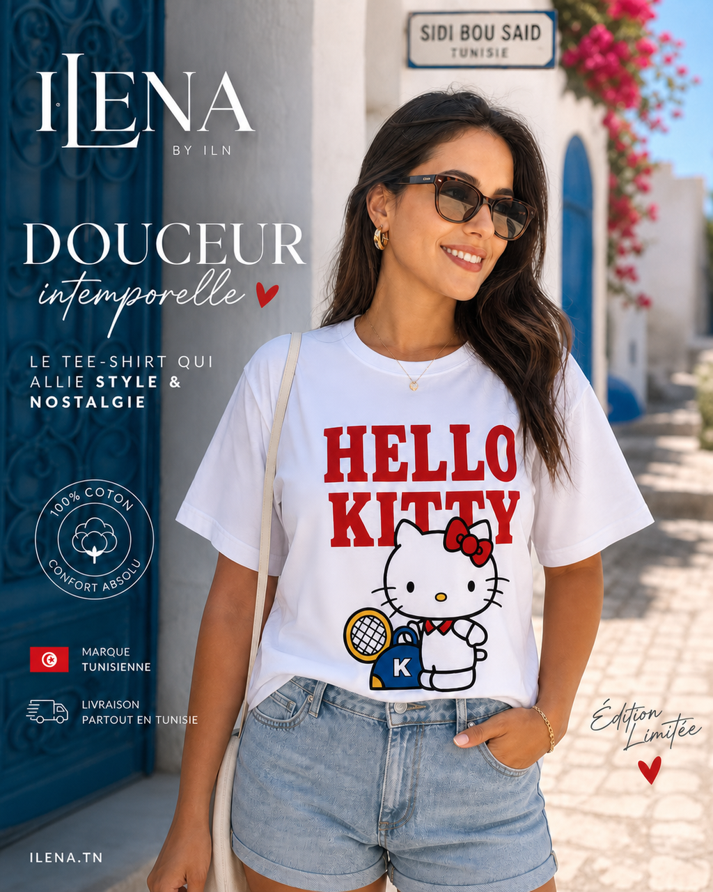 T-shirt Oversize ILENA Hello Kitty