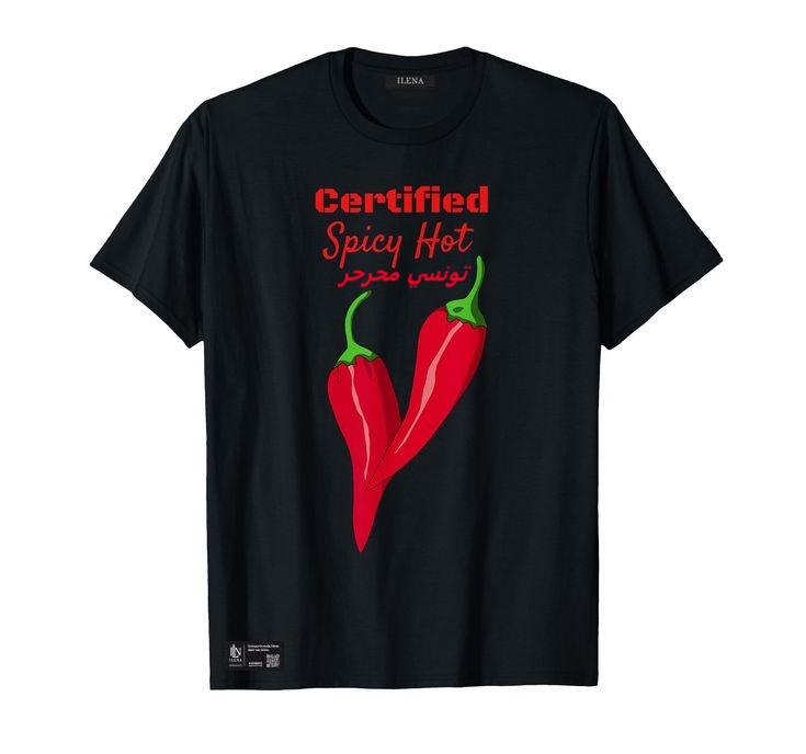 T-shirt ILENA "Certified Spicy Hot – تونسي محرحر