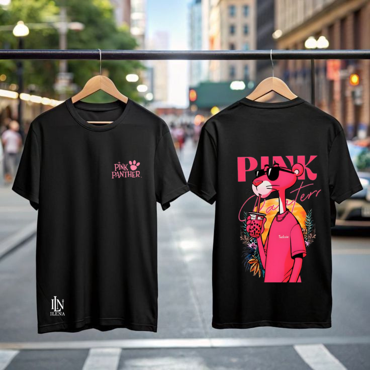T-shirt Oversize Pink Panther