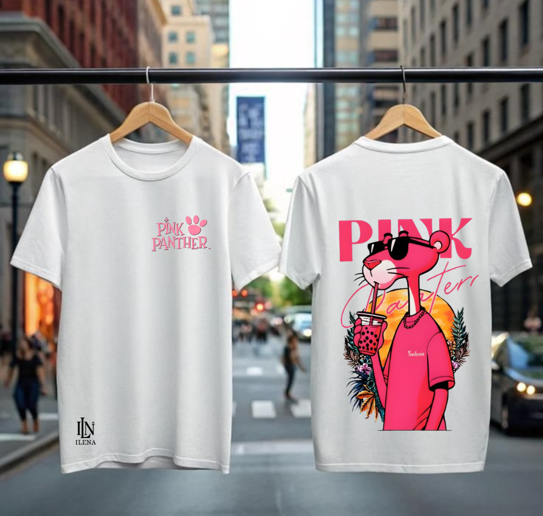T-shirt Oversize Pink Panther
