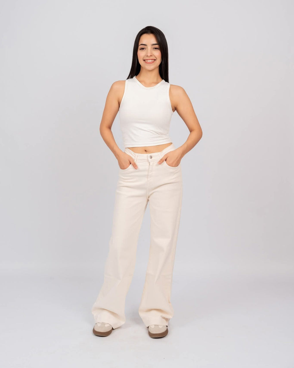 Jean Baggy Taille Haute