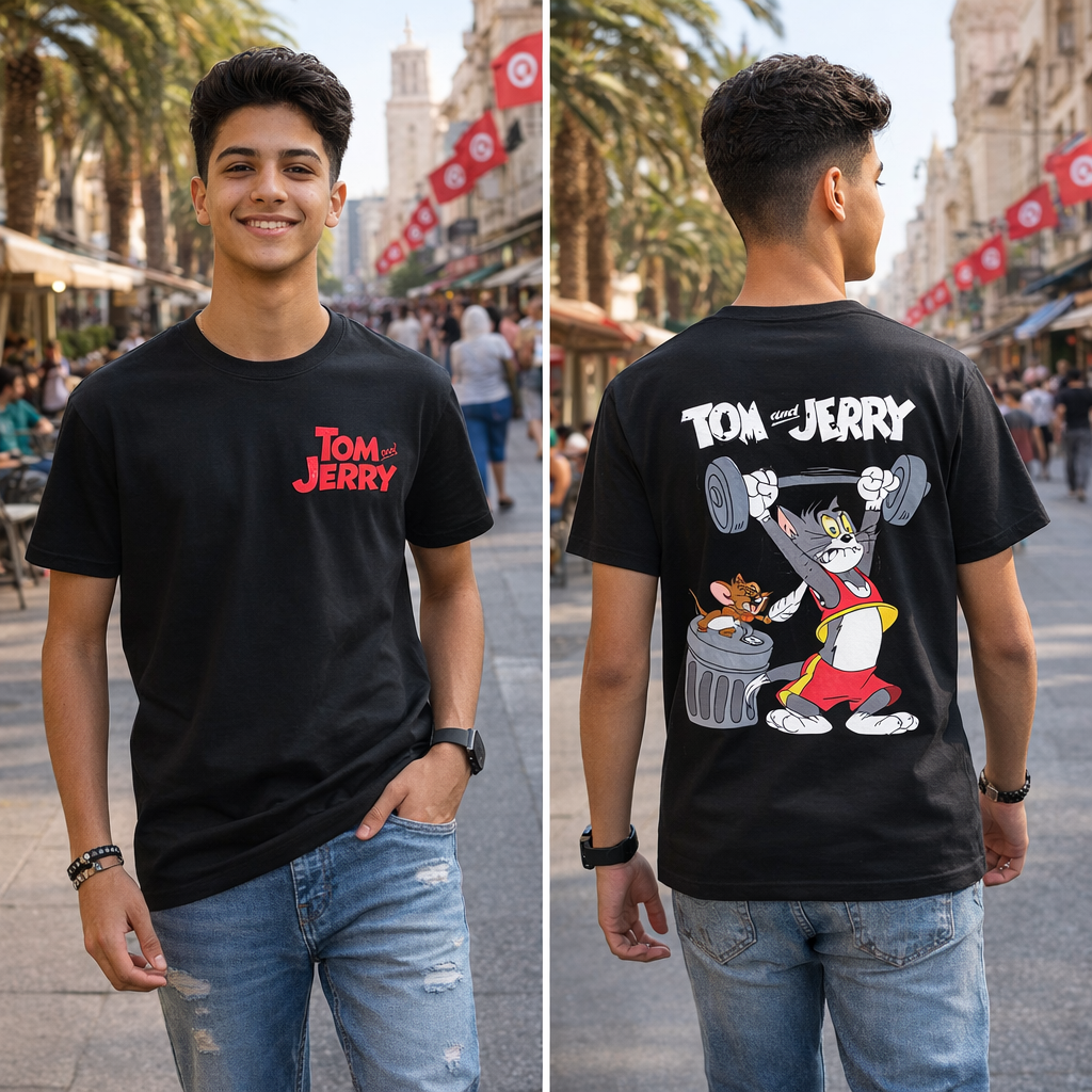 Oversized T-shirt TOM and Jerry