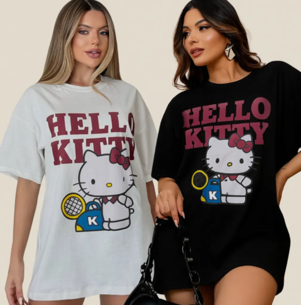 Robe T-Shirt Oversize Hello Kitty – ILENA