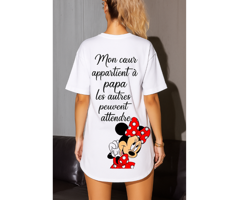 T shirt Robe Oversize long