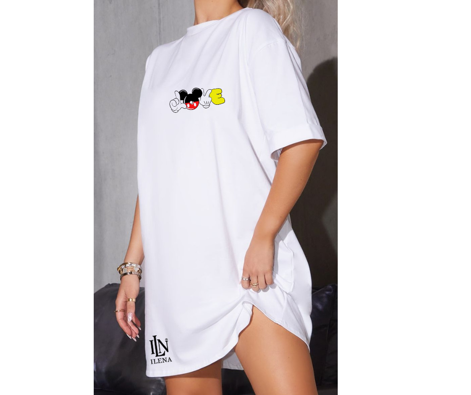 T shirt Robe Oversize long