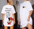 T shirt Robe Oversize long
